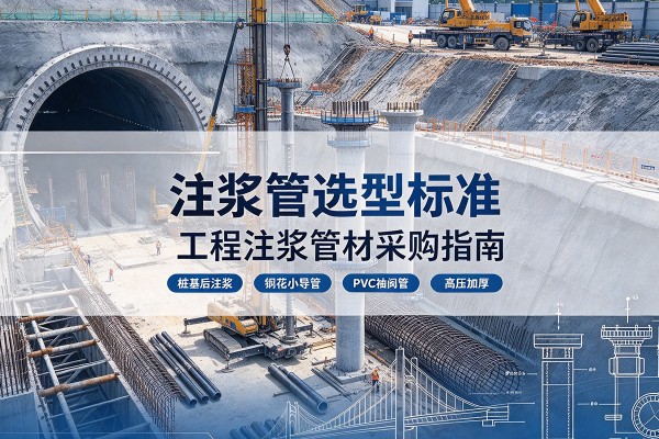 长海注浆管选型标准