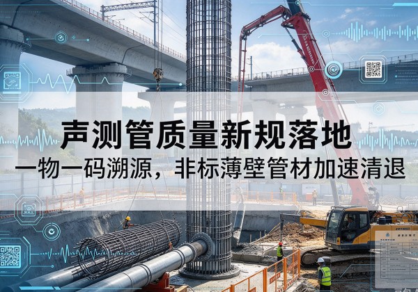 长海声测管质量新规落地，一物一码溯源，非标薄壁管材加速清退
